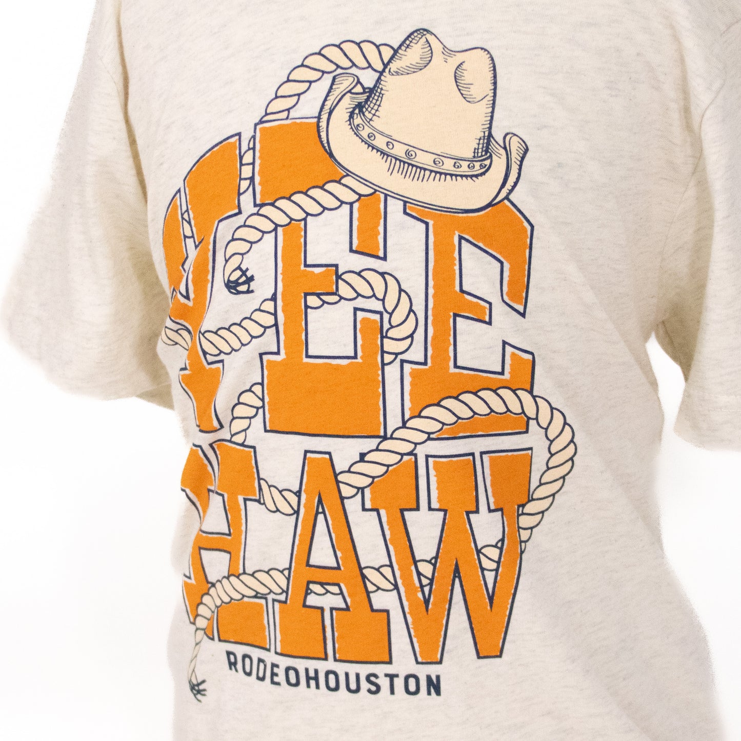 Youth Yeehaw Rope Tee - Natural