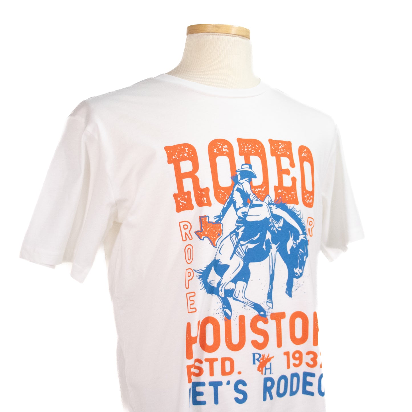 RWB Bucking Bronco Tee - White