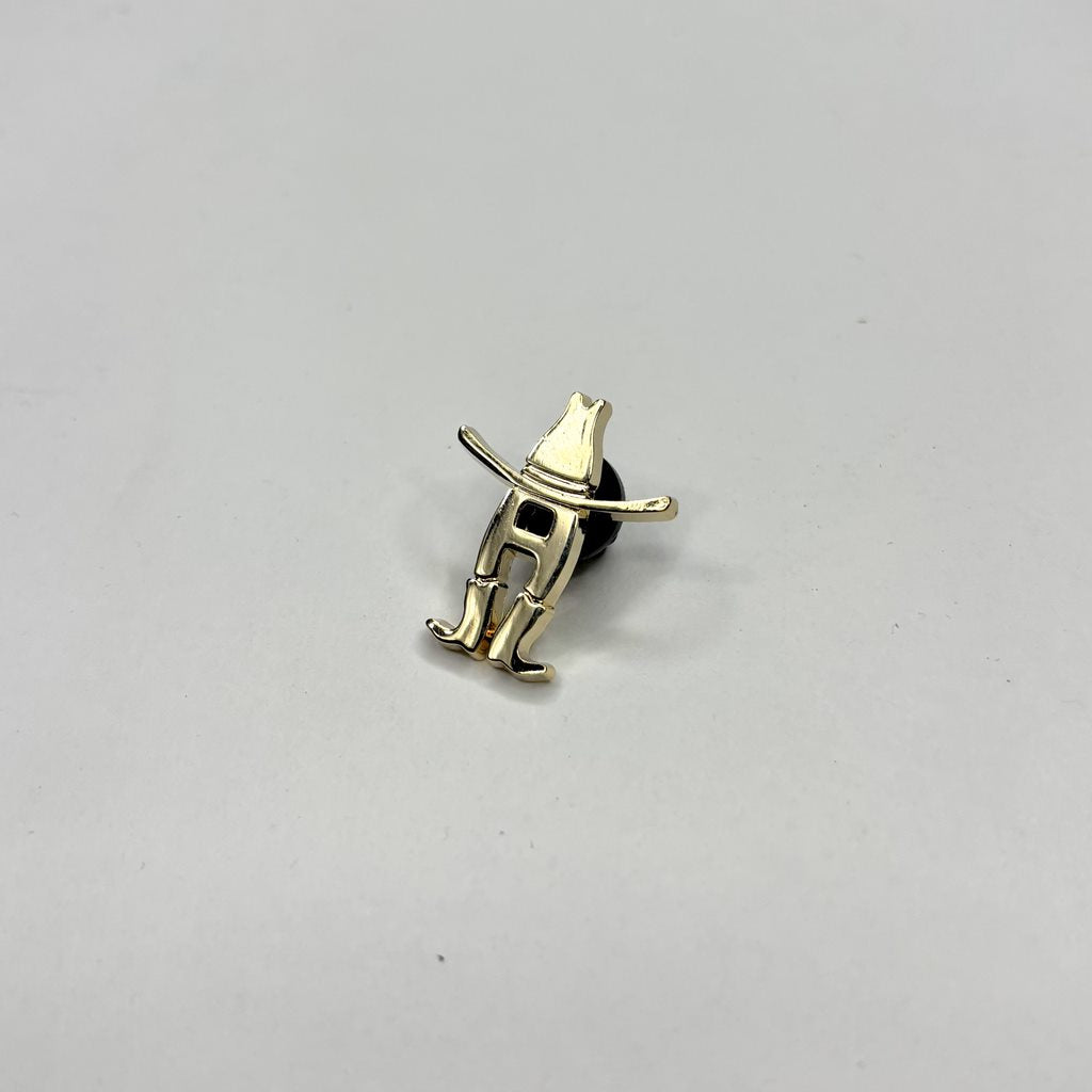 Gold Bow-H Pin