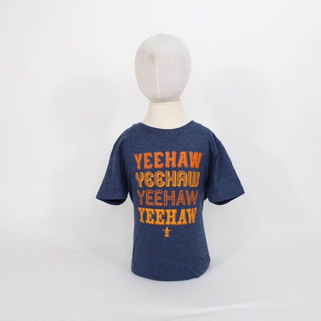 Youth Yeehaw Tee - Navy