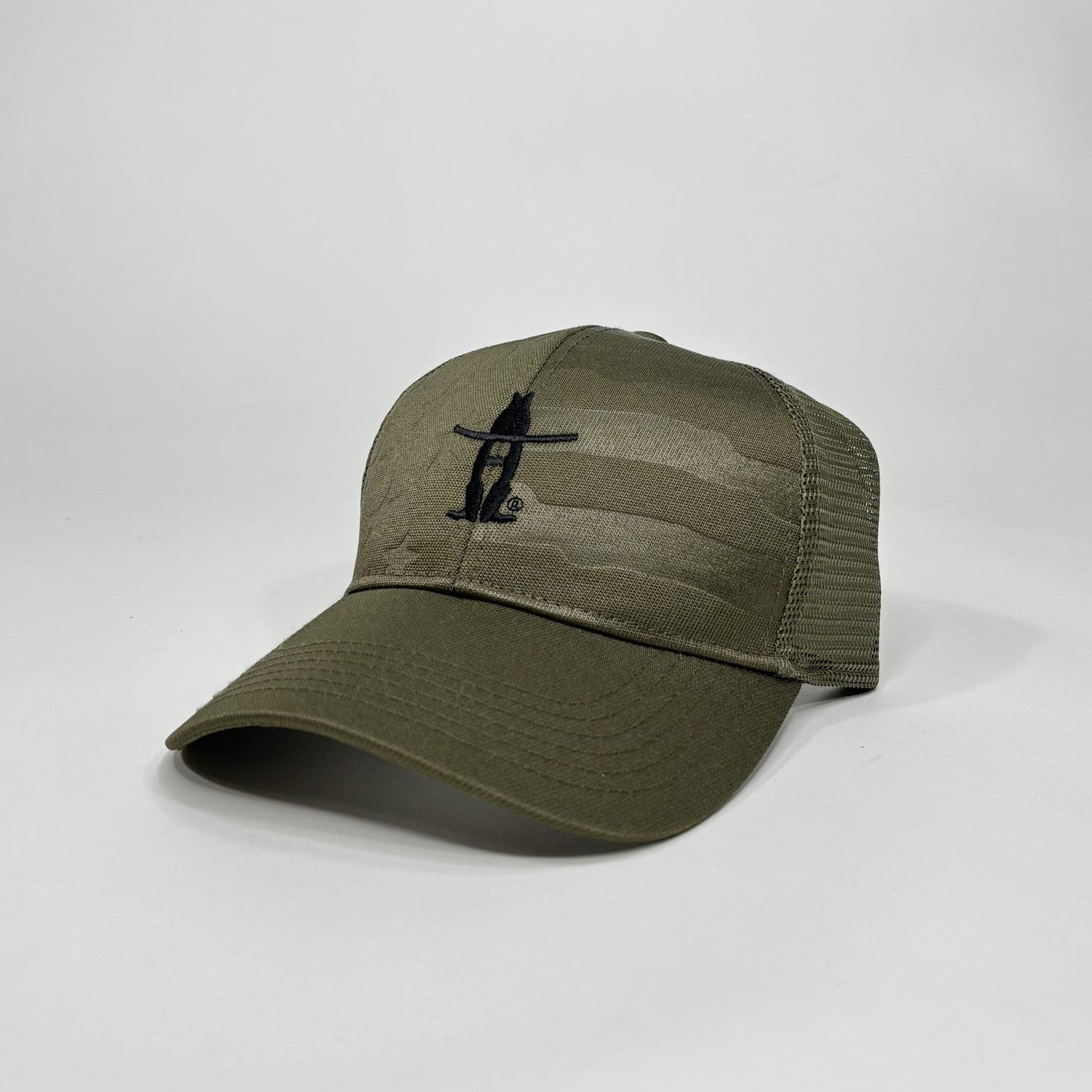 Camo Bow-H Cap - Olive
