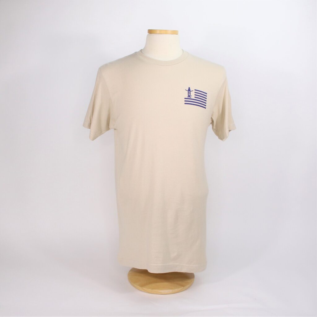 Rodeo American Flag Tee - Tan