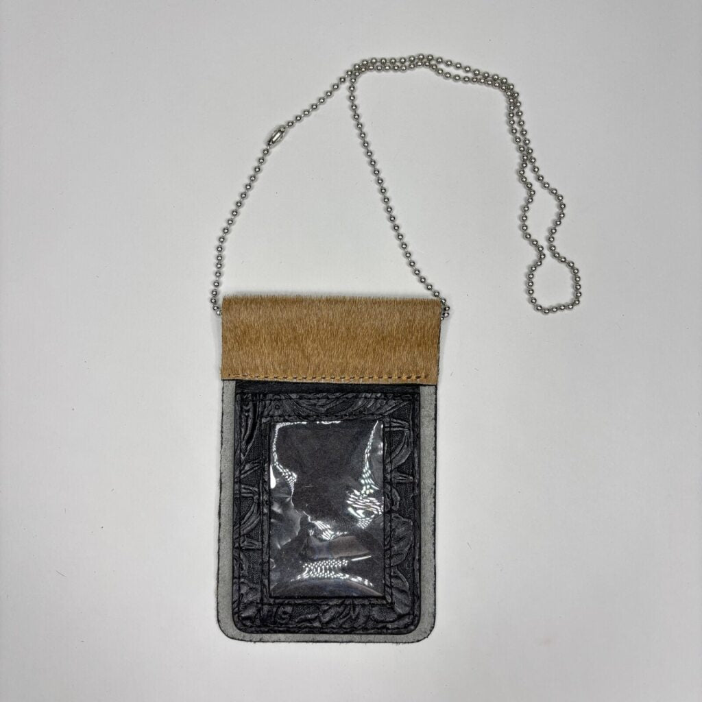 Small Multi Hide Badgeholder - Branded