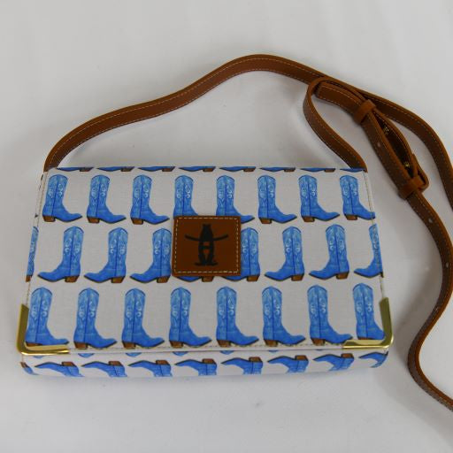 HLSR Brook Boot Blue Catherine Crossbody