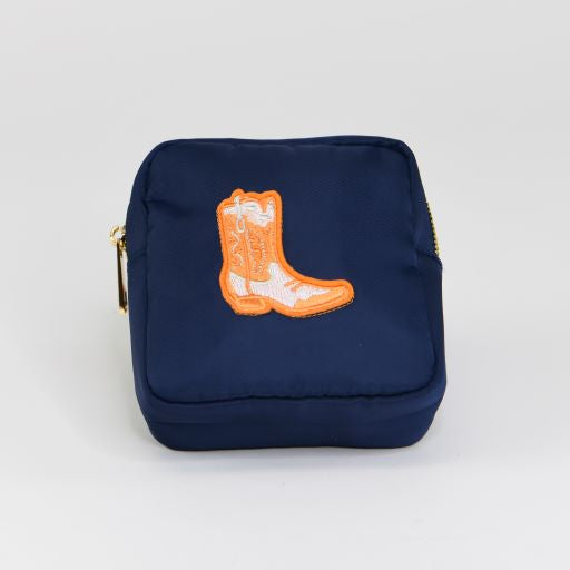 Square Boot Pouch - Navy