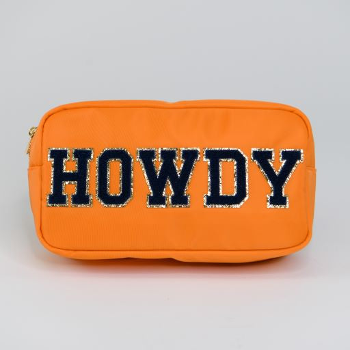 Howdy LG Pouch - Orange Sparkle