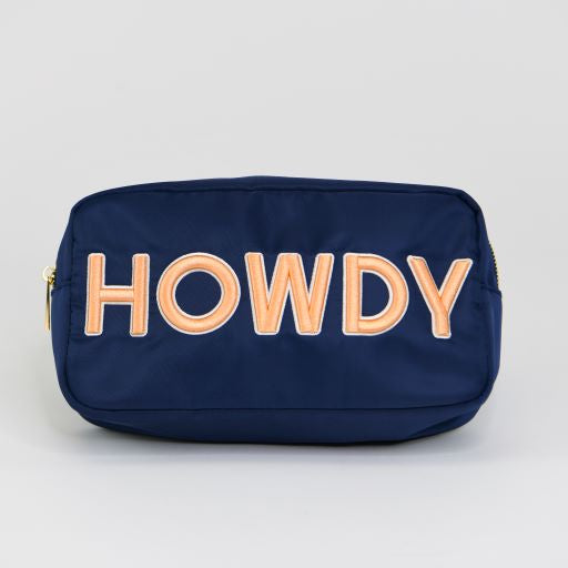 Howdy LG Pouch Navy Solid – Houston Livestock Show and Rodeo™