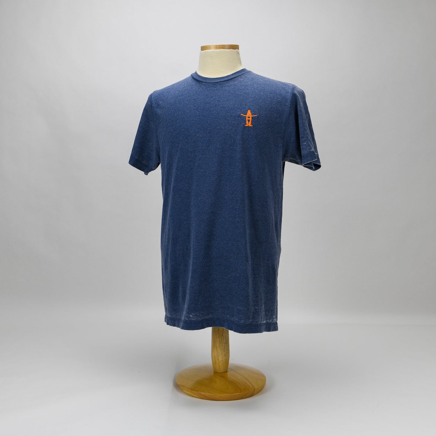 Acid Wash Burnout Tee - Denim