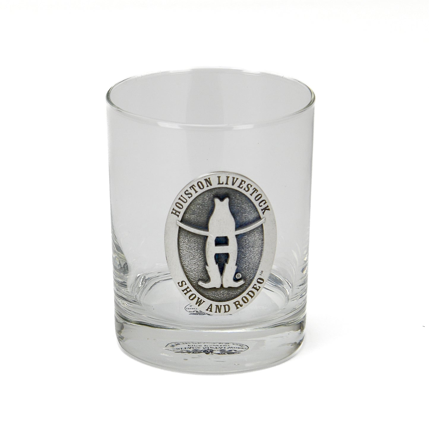 14oz Rocks Glass with Pewter Emblem