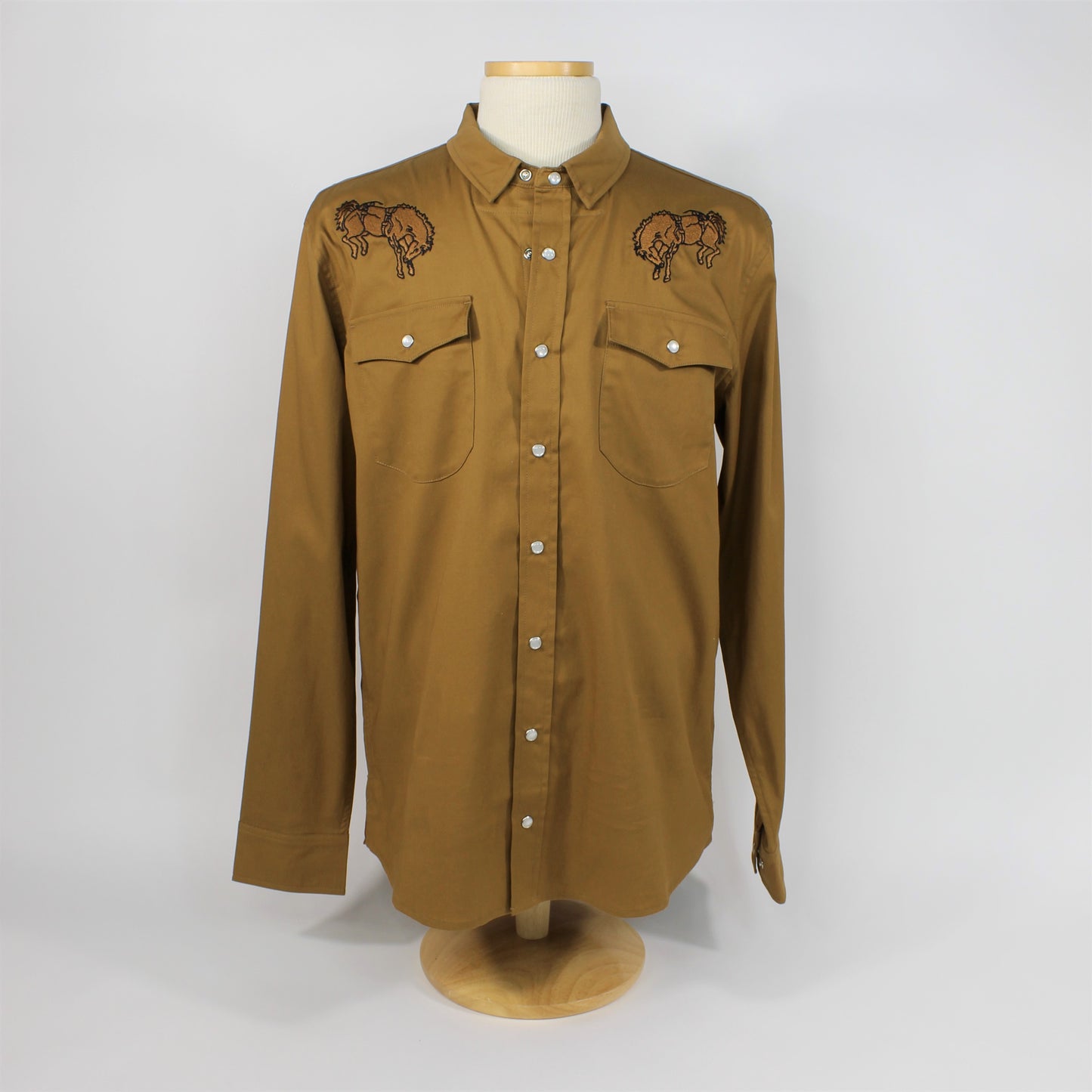 Bronco Gaucho Button Down - Coyote