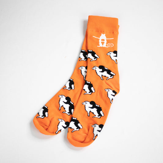Mutton Bustin Socks - Orange