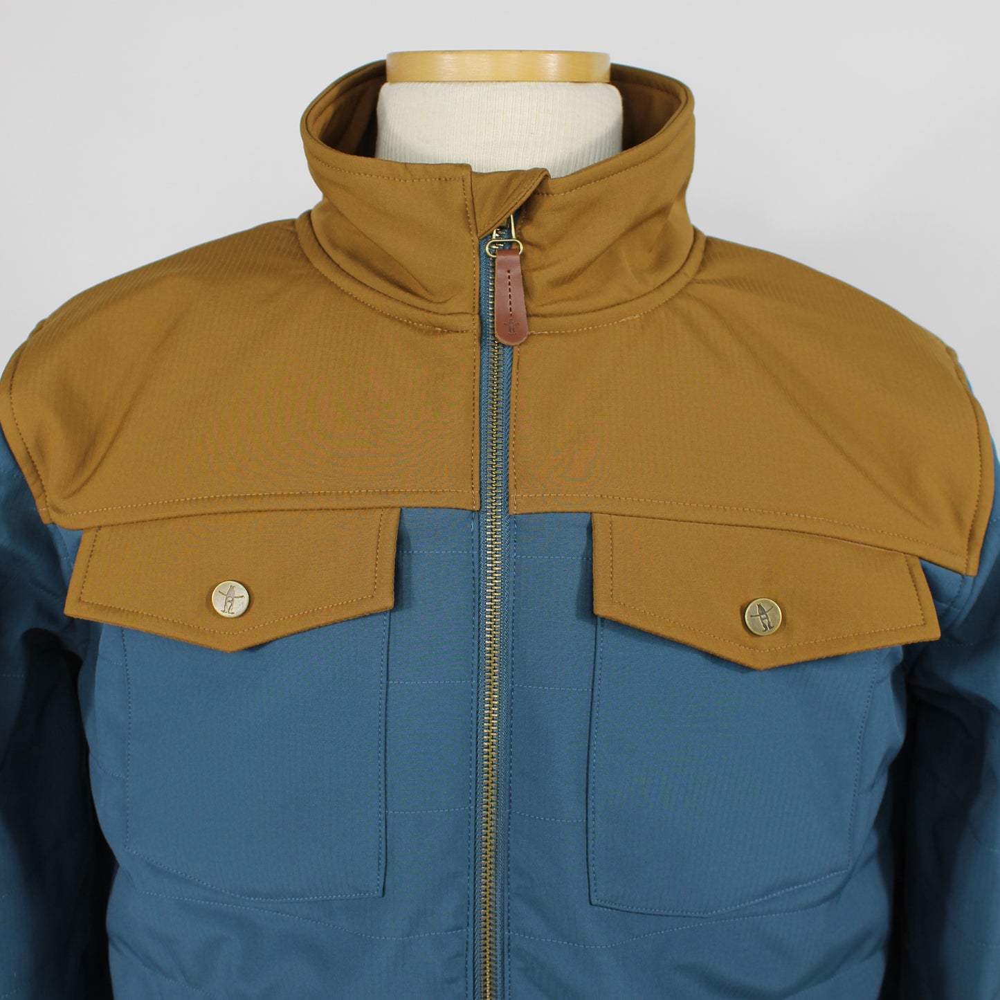 Full-Zip Ranch Hand Jacket - Navy/Coyote