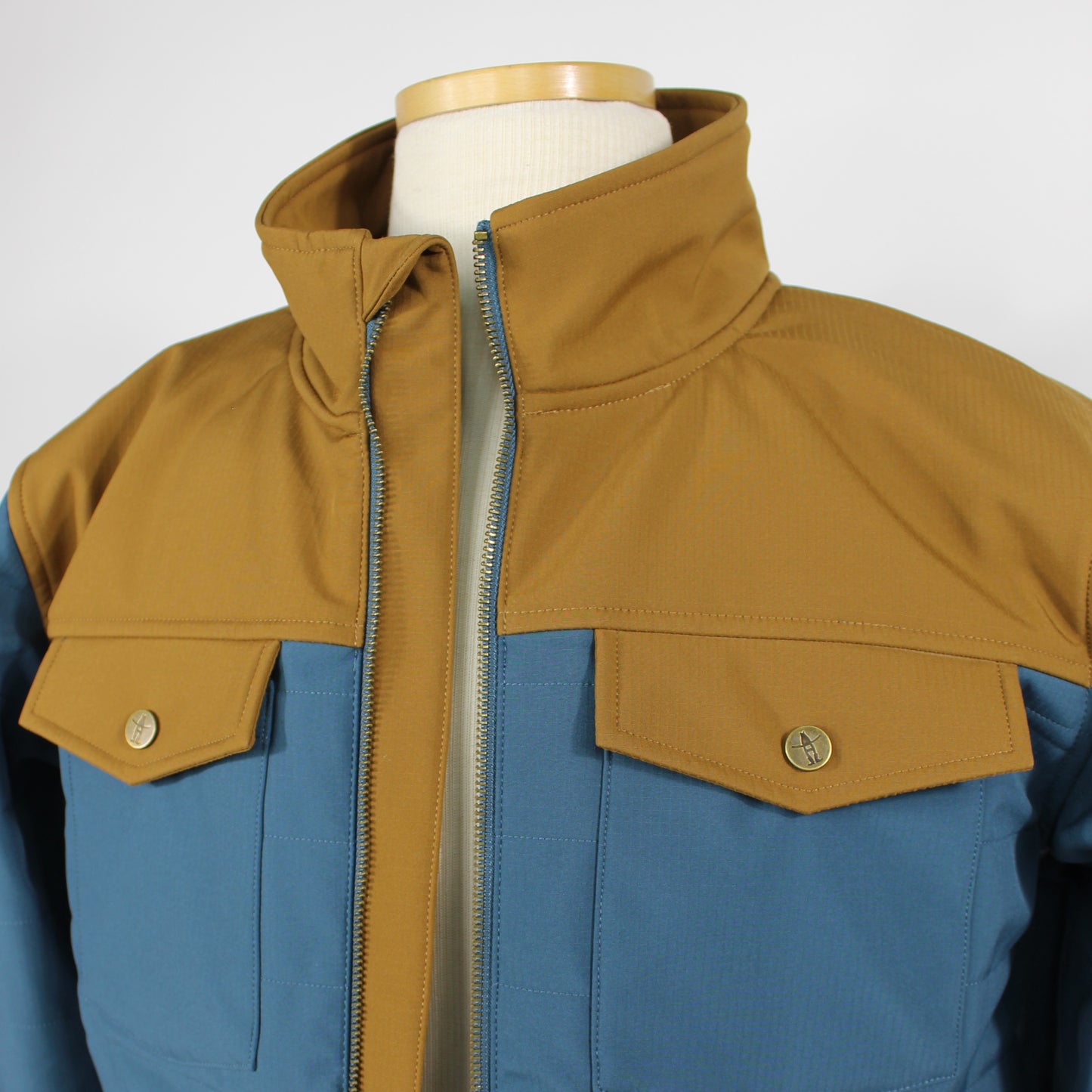 Full-Zip Ranch Hand Jacket - Navy/Coyote