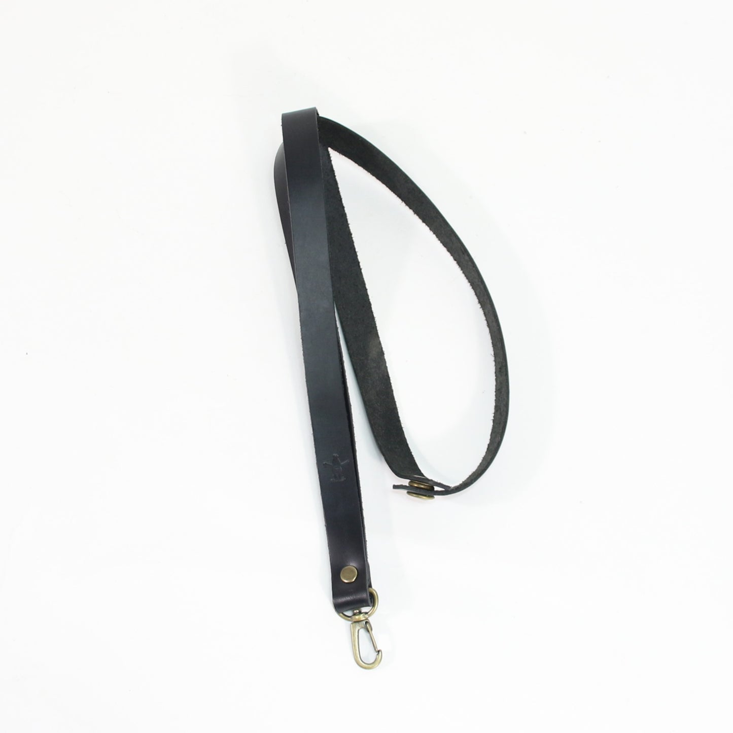 Leather Lanyard Black