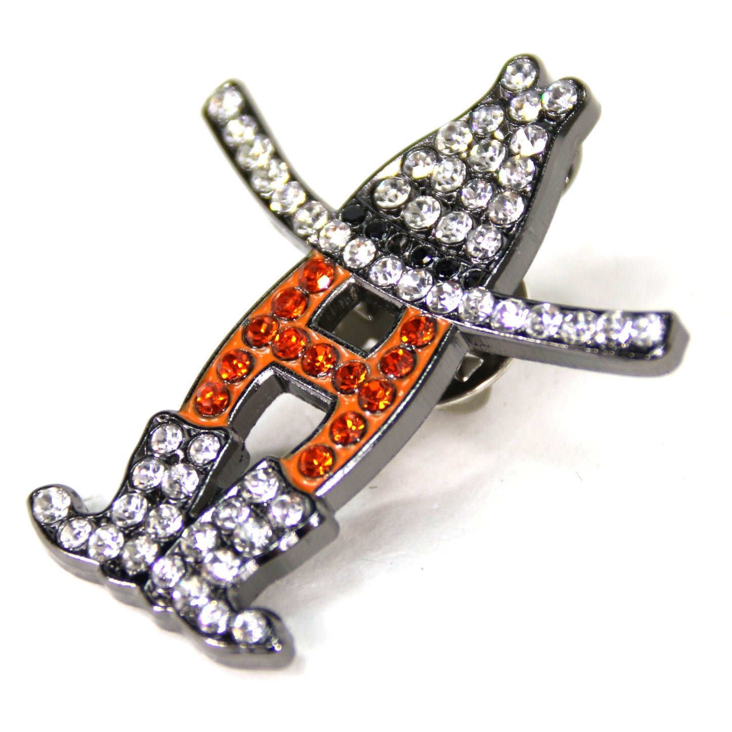 Multicolor Rhinestone Howdy Pin