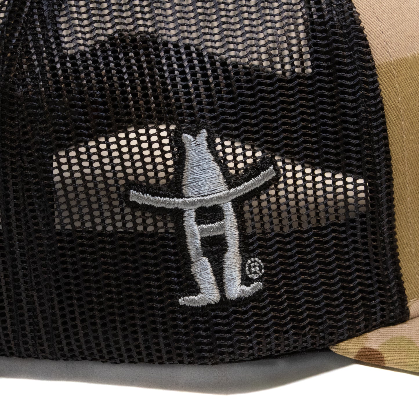 Camo Black American Flag Hat