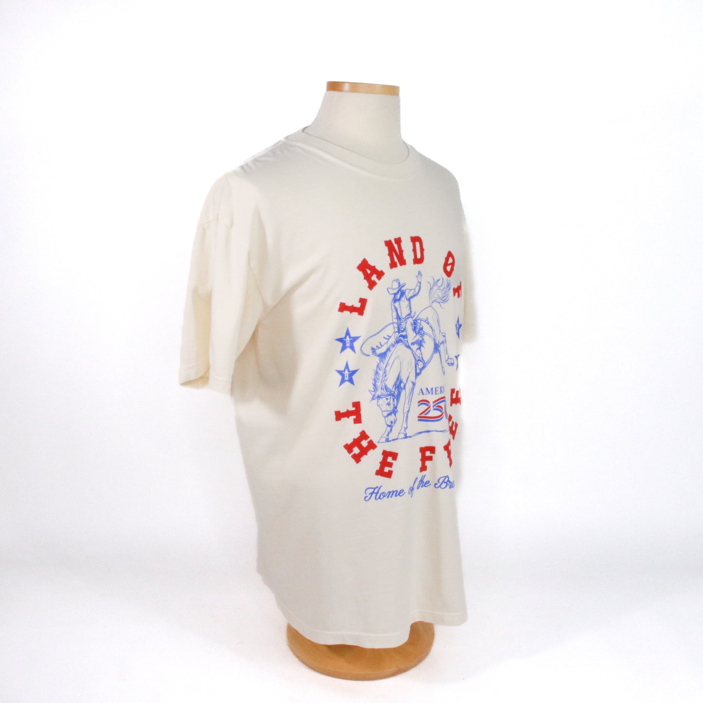 A250 Land of the Free Tee - Natural