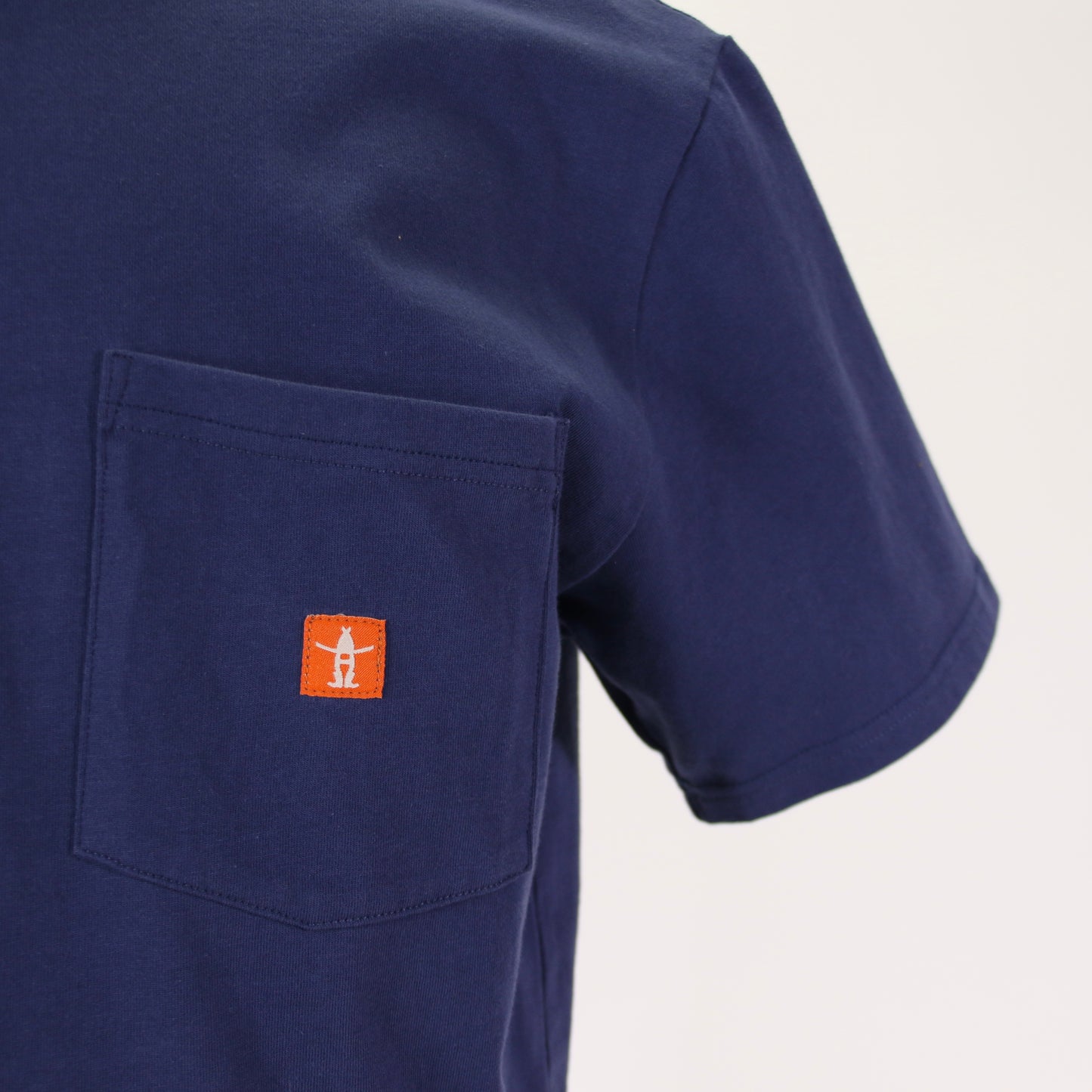 Heavyweight Pocket Tee - Navy