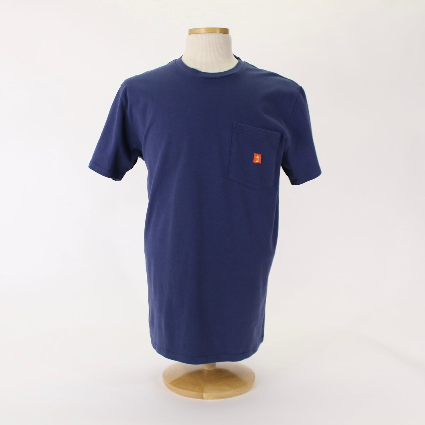Heavyweight Pocket Tee - Navy