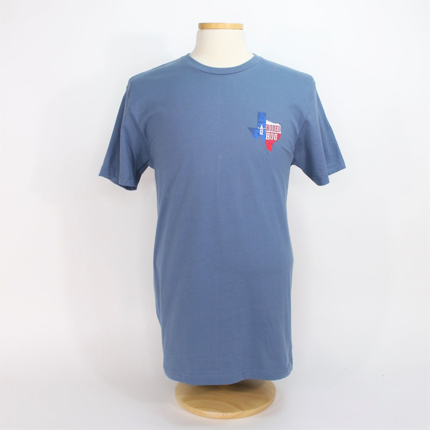 Rodeo HOU Texas Tee - Dusty Blue