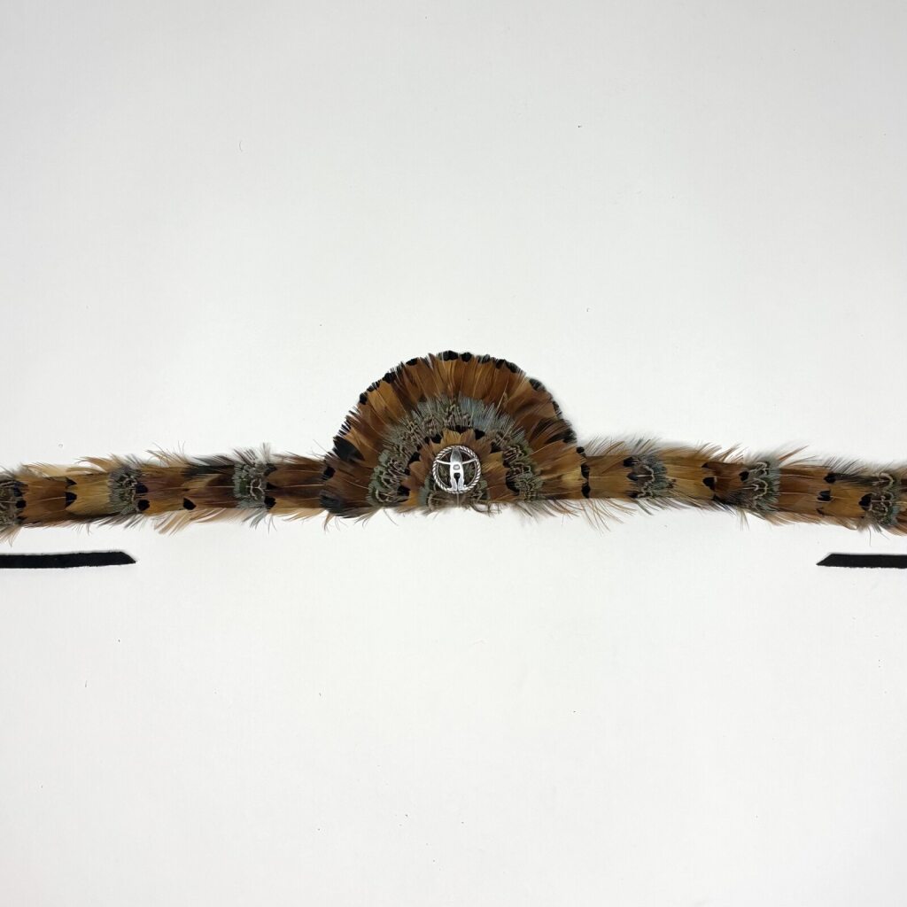 Feather Hat Band with Concho