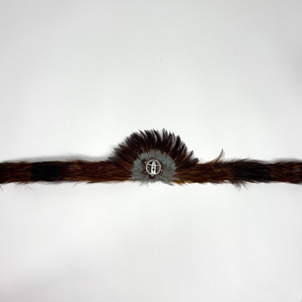 Feather Hat Band with Concho