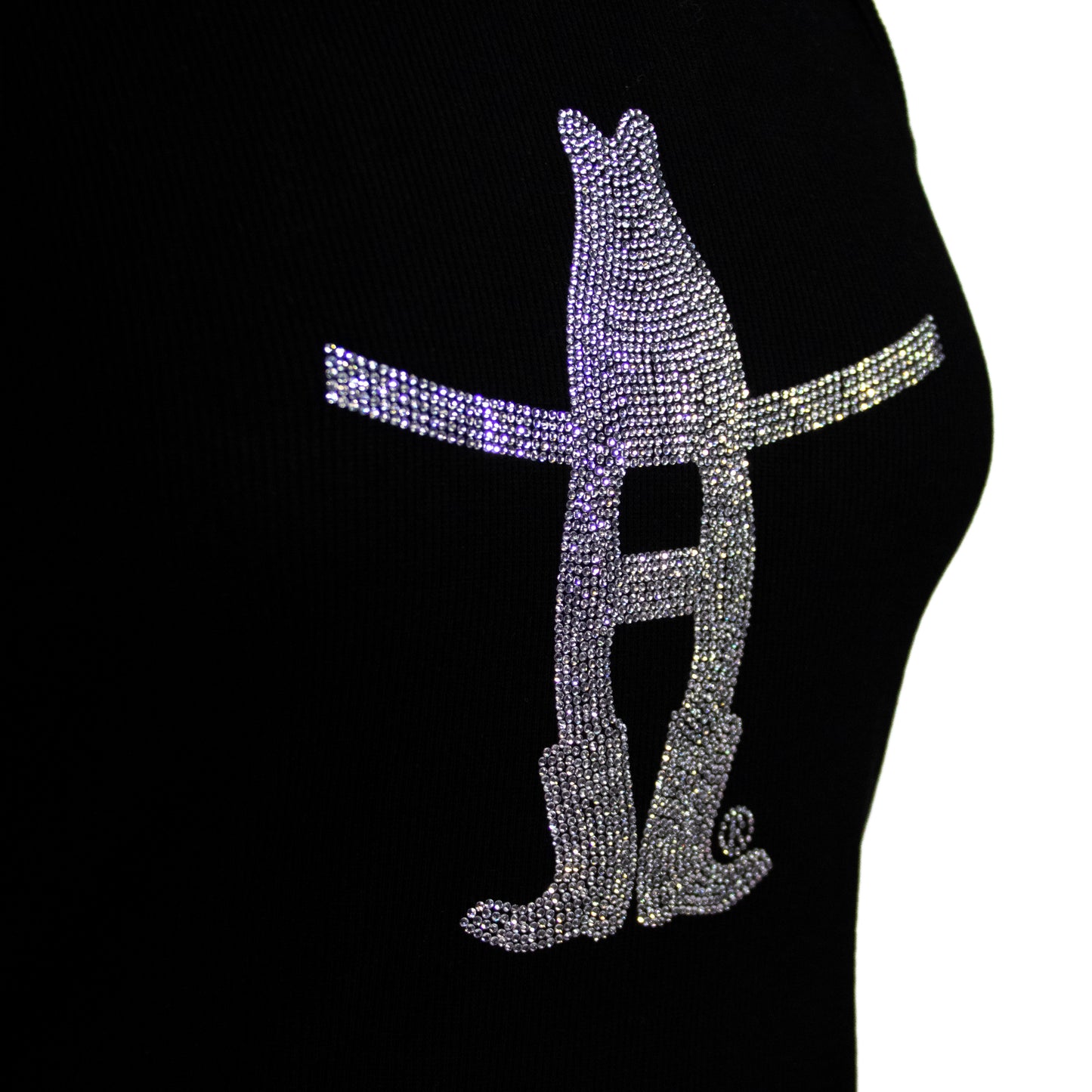 Ladies Bling Howdy Tank - Black