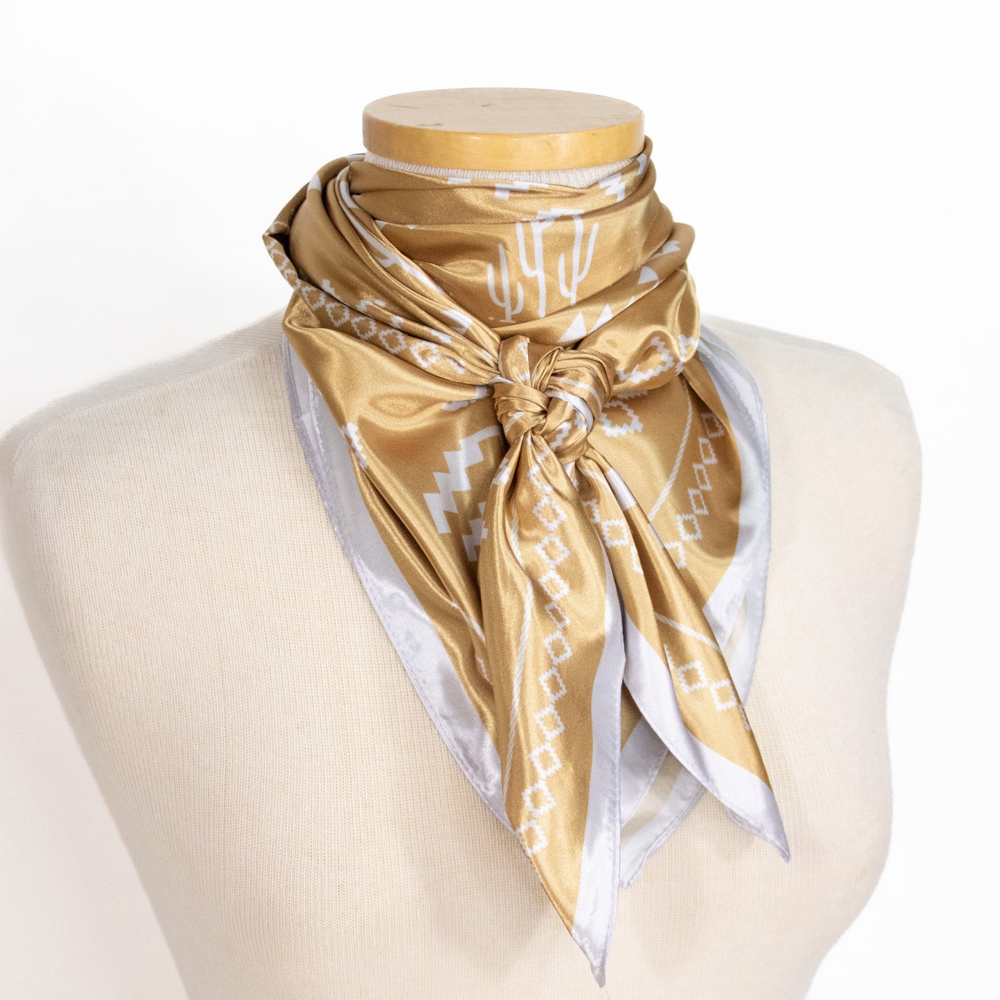 HLSR Brown Aztec Scarf