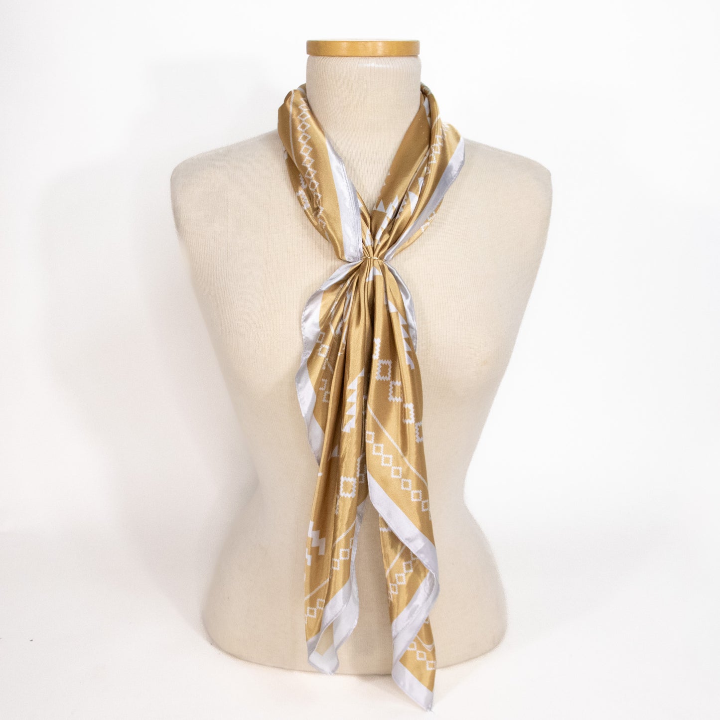 HLSR Brown Aztec Scarf - Small