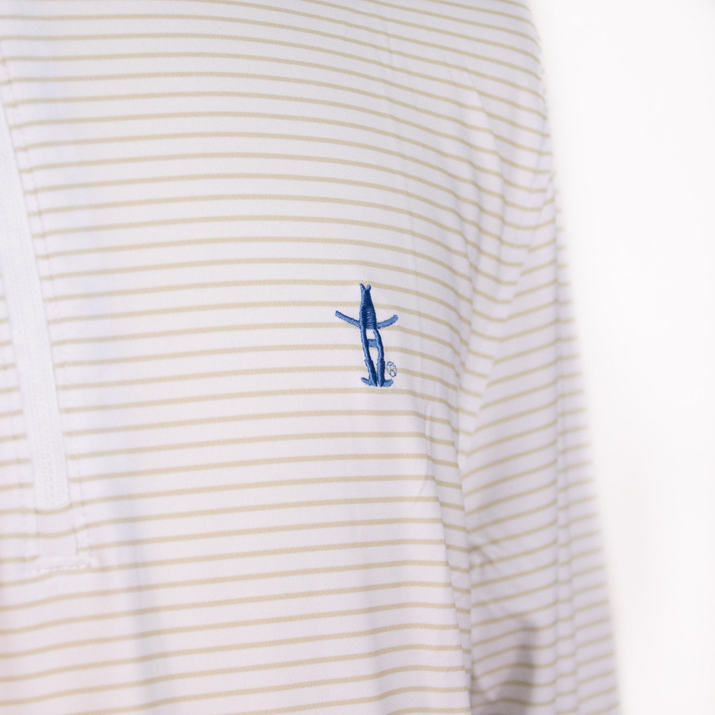 Mens Striped Pullover - Icon Placket