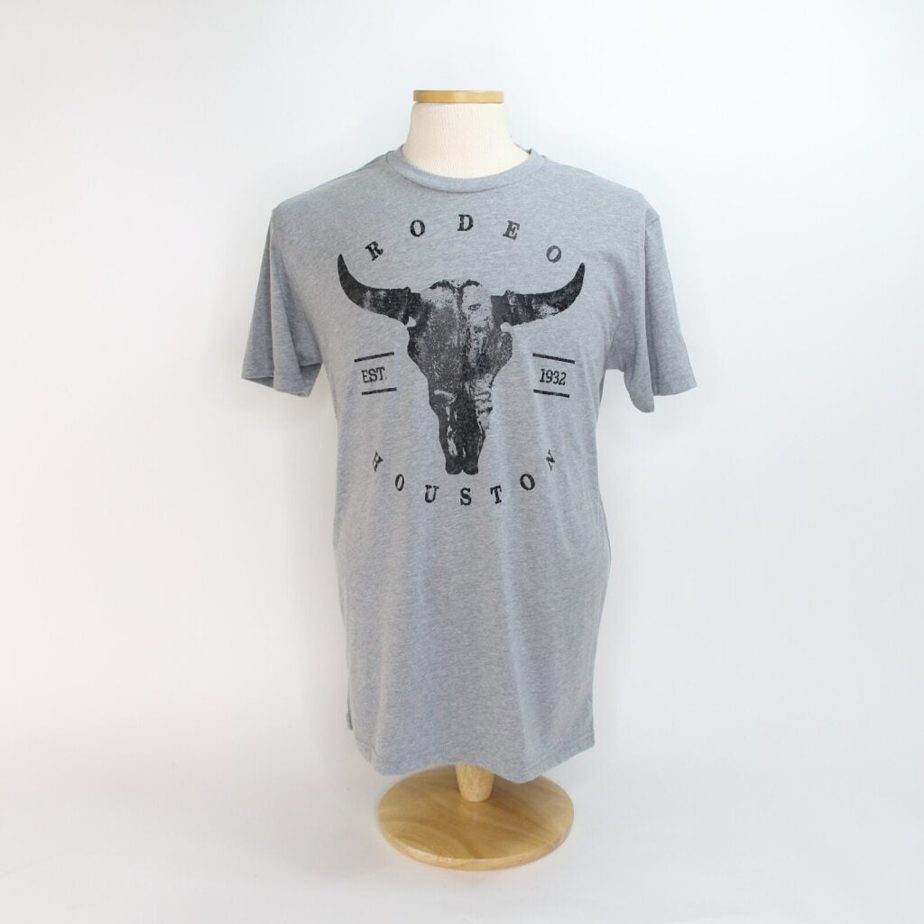 RH Black Foil Longhorn Tee - Grey