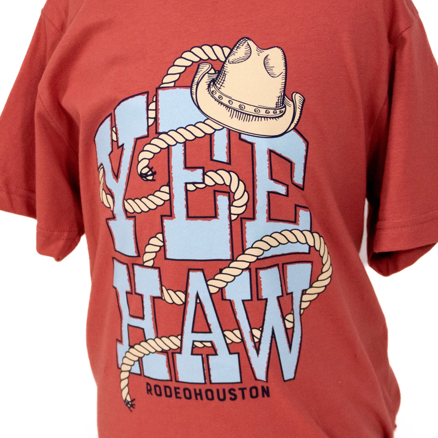 Youth Yeehaw Rope Tee - Pink