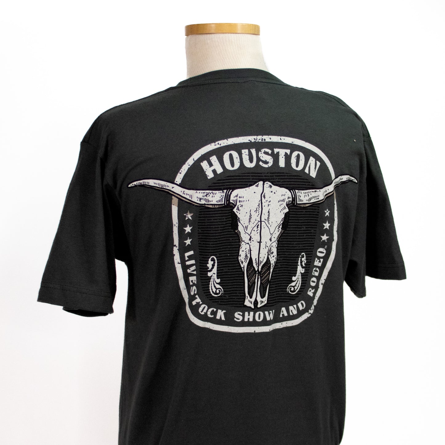 Black Horns Steer Tee - Black