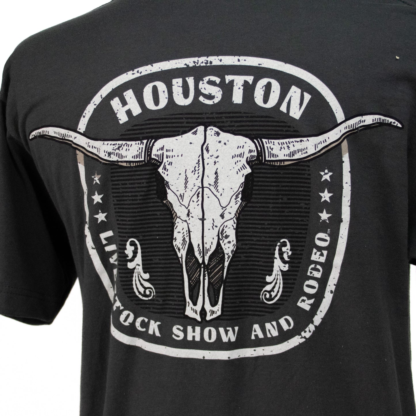 Black Horns Steer Tee - Black
