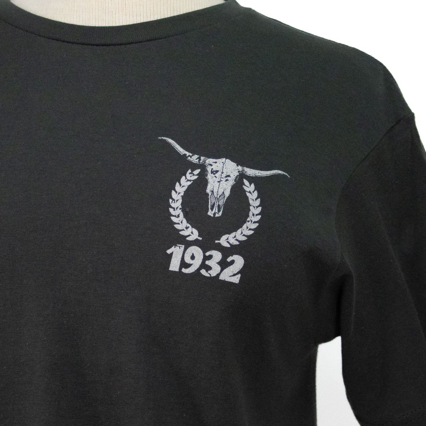 Black Horns Steer Tee - Black