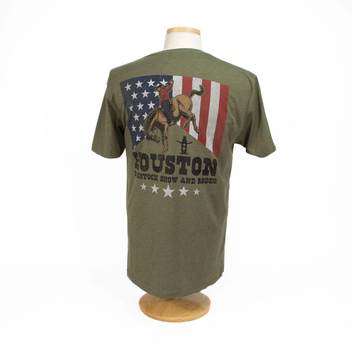 American Flat Cowboy Tee - Army Green