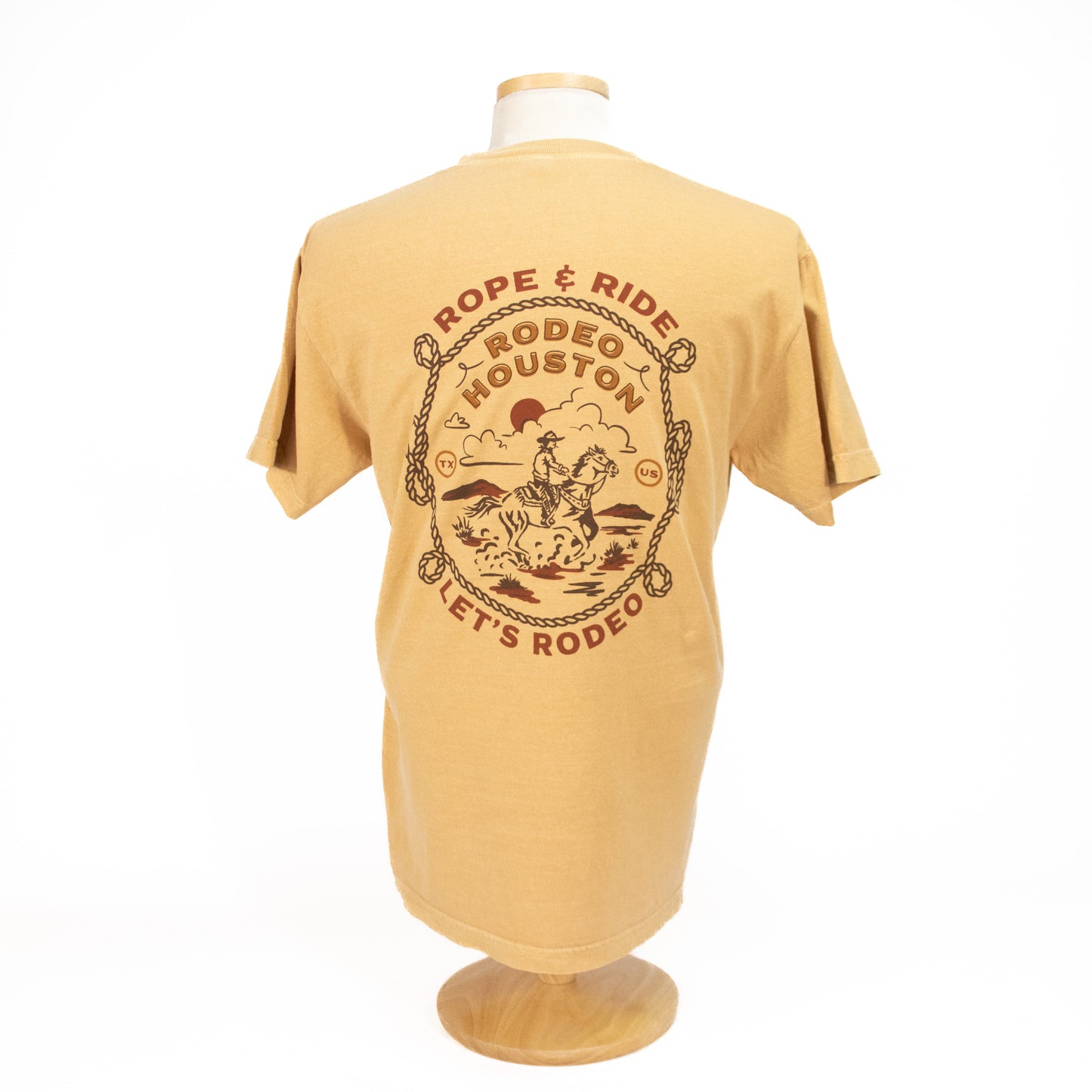 Rope and Ride Tee - Yellow
