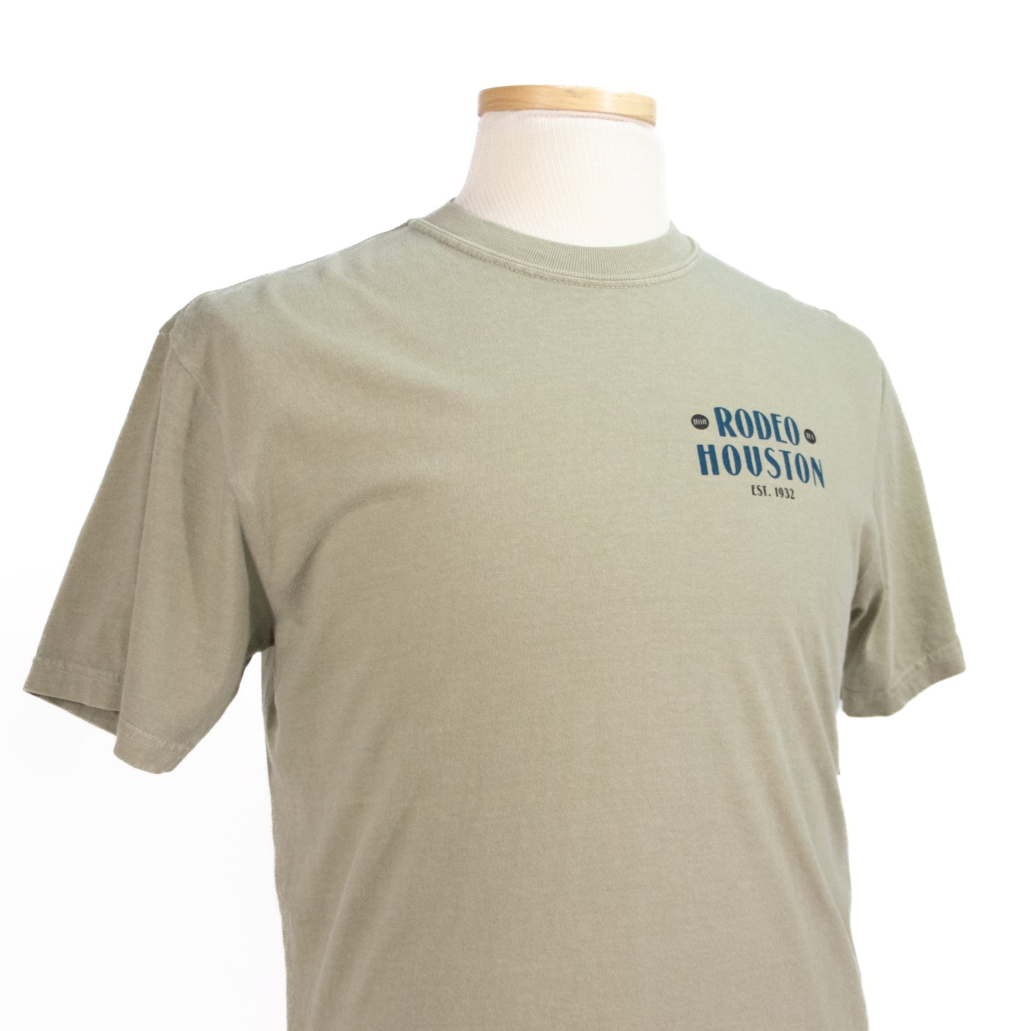 Houston Texas Horns Tee - Khaki