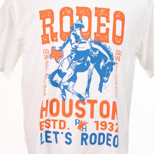 RWB Bucking Bronco Tee - White