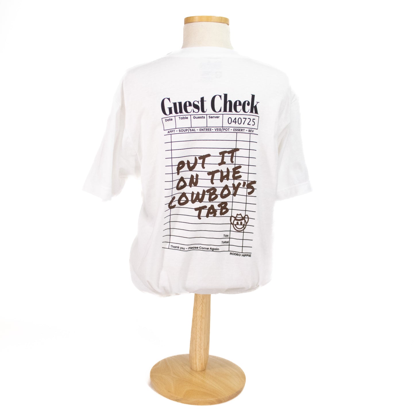Guest Check Tee - White