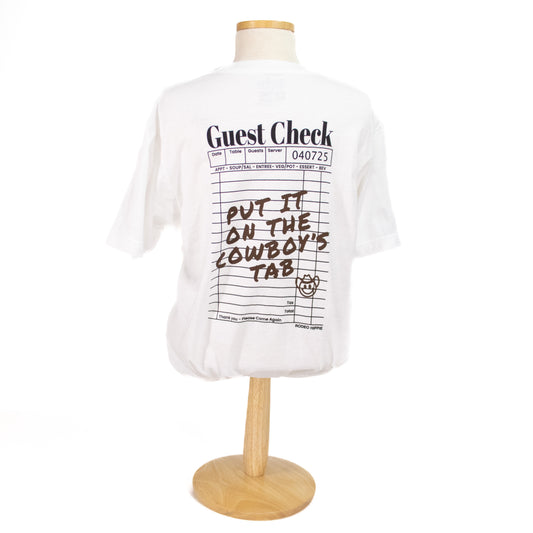 Guest Check Tee - White
