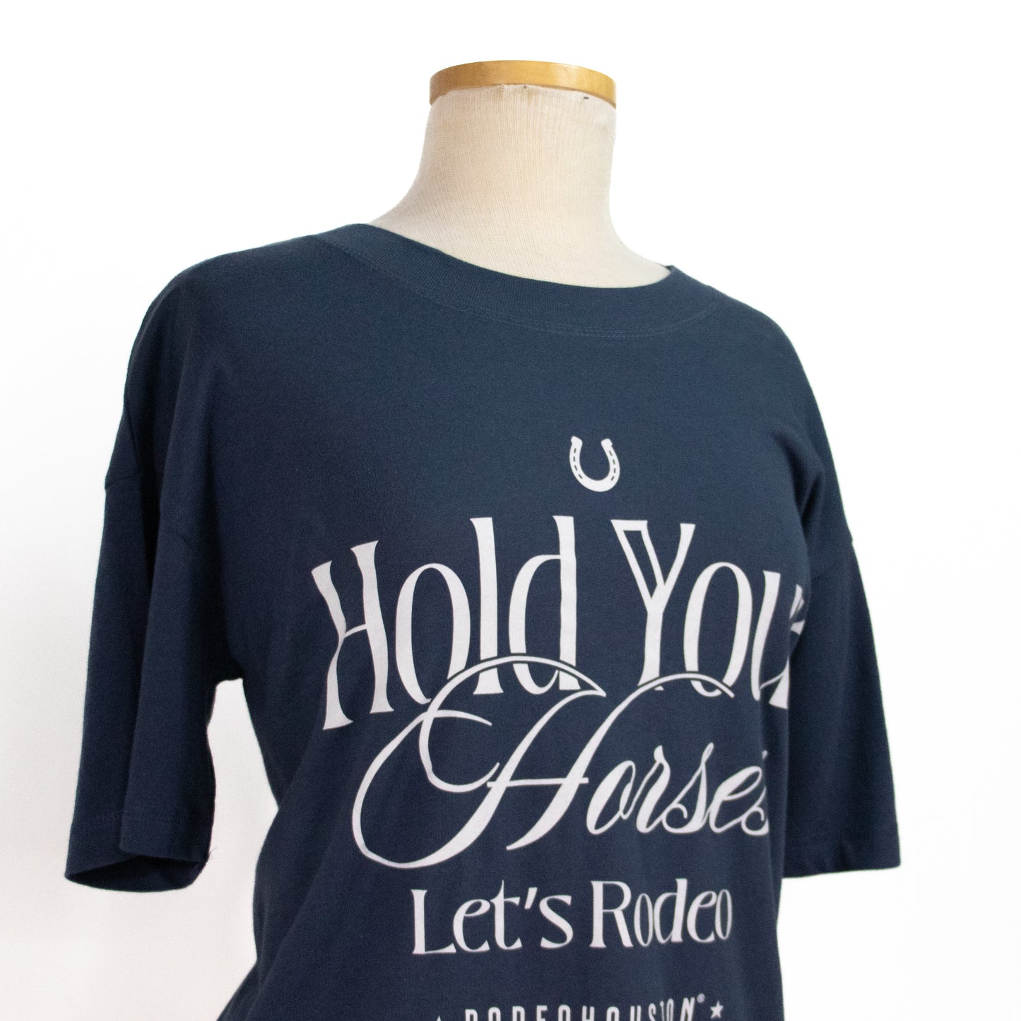 Ladies Hold Your Horses Tee - Black