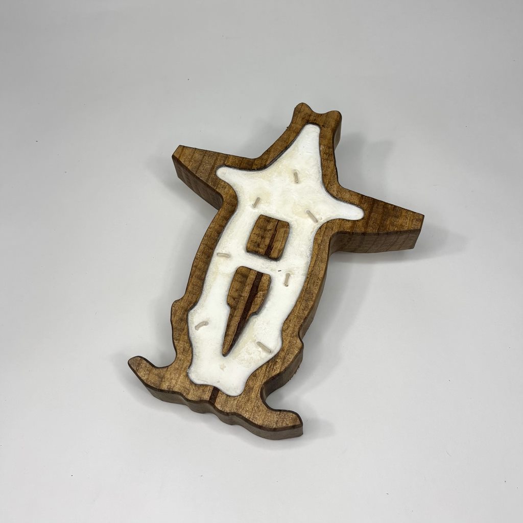 Howdy Wooden Candle โ Houston Livestock Show and Rodeoโข