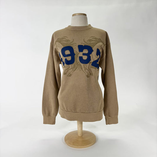 1932 Horse Sweatshirt - Natural