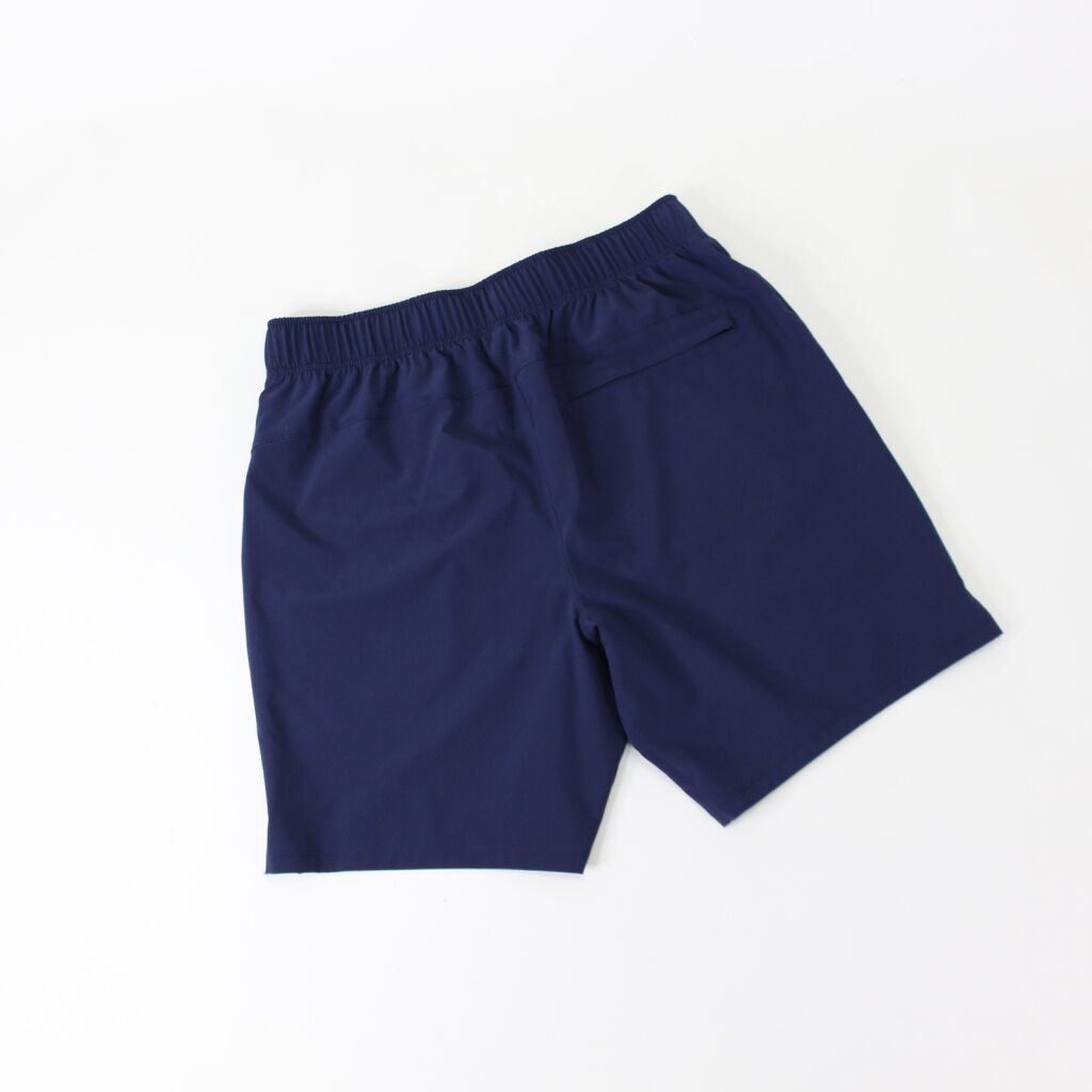 Athletic Shorts with Bow-H - Navy