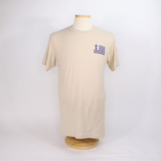 Rodeo American Flag Tee - Tan