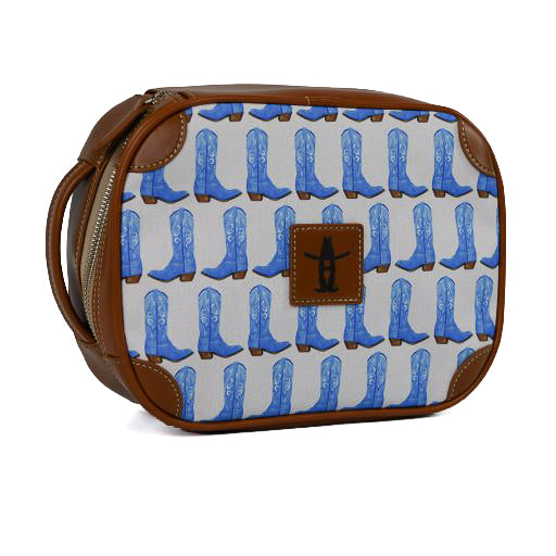 HLSR Brook Boot Blue Cosmetic Case