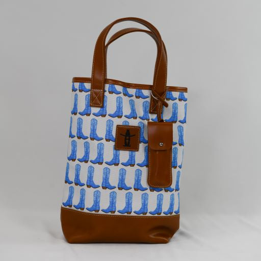 HLSR Brook Boots Blue Wine Tote