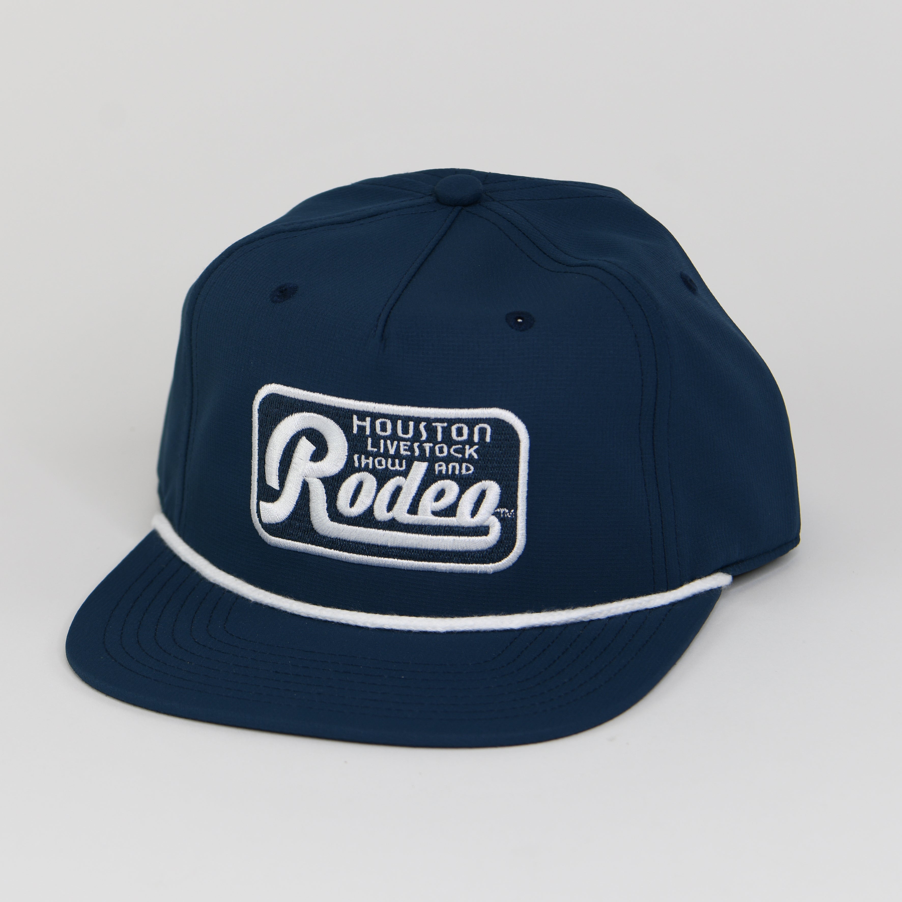 Rodeo Rope Flat Bill - Navy – Houston Livestock Show and Rodeo™