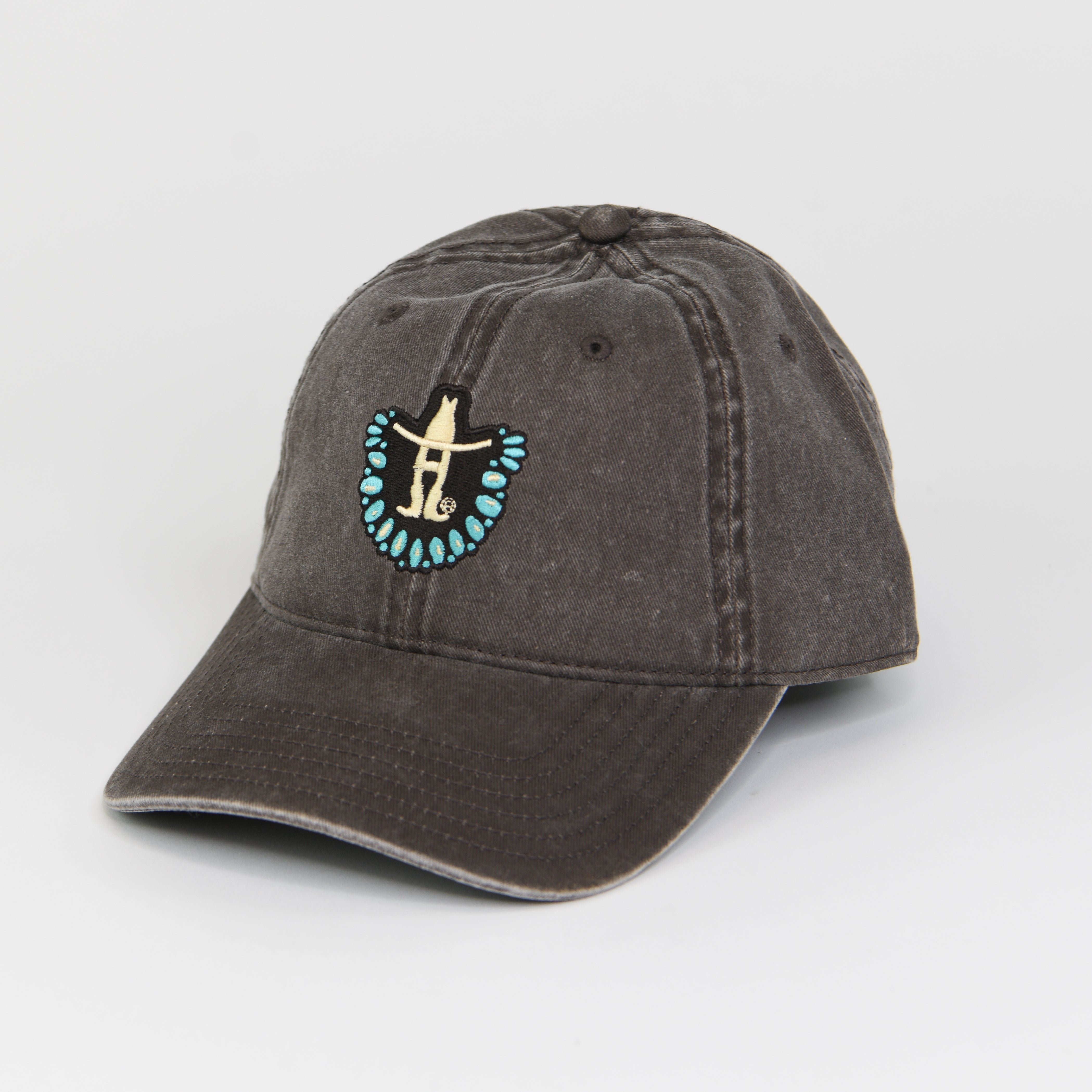 Turquoise/Brown Bow-H Cap – Houston Livestock Show and Rodeo™